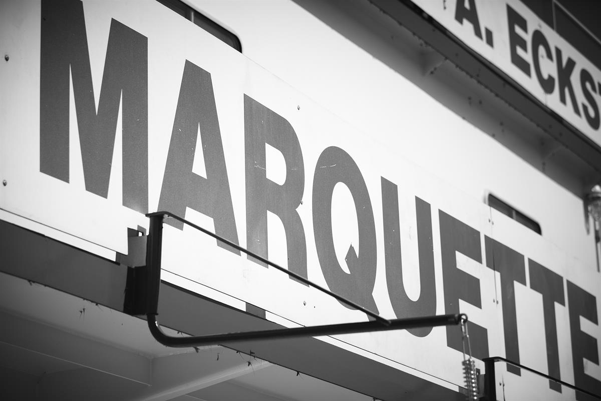 Marquette Transportation sign